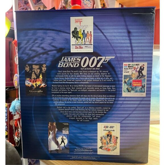 2002 Mattel JAMES BOND 007 BARBIE & KEN Collector Edition Fashion Dolls Set NEW - Picture 15 of 16
